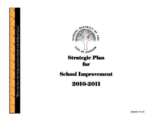 Strategic Plan - Saginaw Public Schools