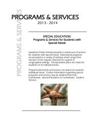 Special Education Programs and Services - Saskatoon Public Schools