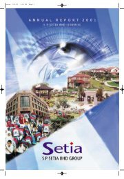 Setia AunualReport 150# OK - S P Setia Berhad