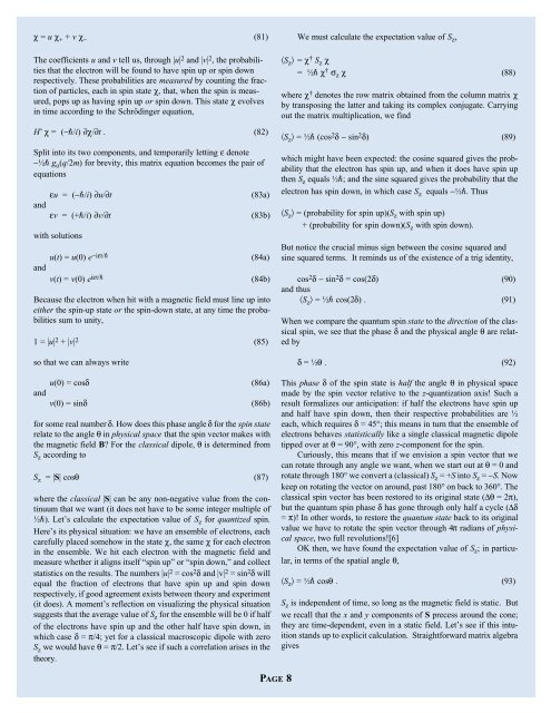 Elegant Connections in Physics: Quantized Angular Momentum, 'g ...