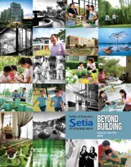 BEYOND BUILDING - S P Setia Berhad