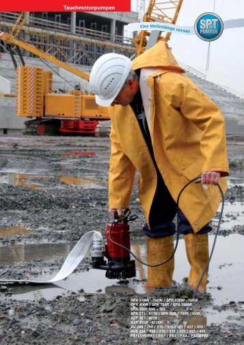 Generalprospekt Tauchmotorpumpen - SPT Pumpen