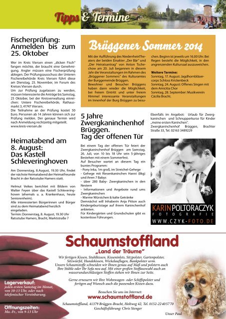 Stadtjournal Brüggen Juli 2014