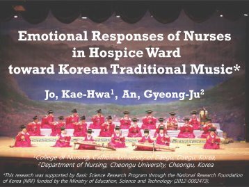 Emotional Responses of Nurses in Hospice Ward toward Korean ...