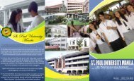 St. Paul University Manila Brochure
