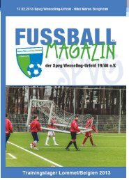 Heft 8 - Spvg Wesseling-Urfeld 19/46 eV