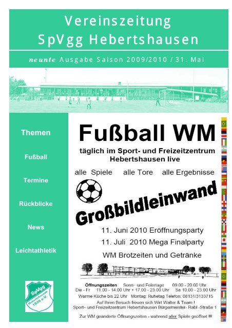 9. Ausgabe Printfassung Saison 2009_2010 - SpVgg Hebertshausen