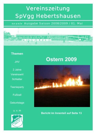 Entwurf 9. Ausgabe - SpVgg Hebertshausen