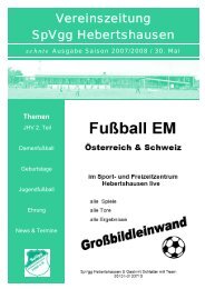 10. Ausgabe Saison 2007_2008 Entwurf - SpVgg Hebertshausen