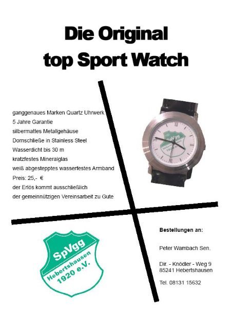 11. Ausgabe Saison 2008_2009 Printfassung - SpVgg Hebertshausen