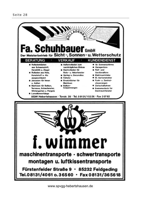 11. Ausgabe Saison 2008_2009 Printfassung - SpVgg Hebertshausen