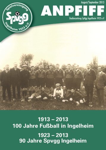 Ausgabe August - SpVgg Ingelheim