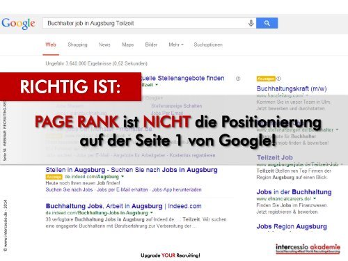 Talent Acquisition 2.0 – Die 10 Mythen- Suchmaschinen-Optimierung für Recruiter