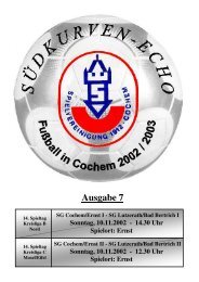 Ausgabe 7 - Spvgg Cochem