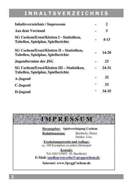 Ausgabe 3 - Spvgg Cochem