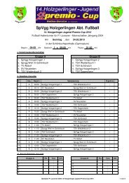 F1-Junioren - Spvgg Holzgerlingen