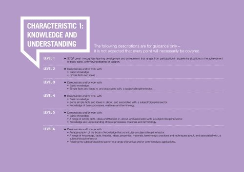 Revised SCQF Level Descriptors - Scottish Credit and Qualifications ...