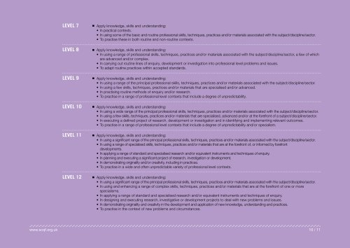 Revised SCQF Level Descriptors - Scottish Credit and Qualifications ...