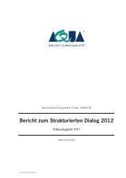 Bericht zum Strukturierten Dialog 2012 - SQG