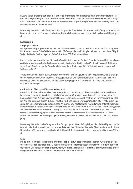 Bericht zum Strukturierten Dialog 2012 - SQG