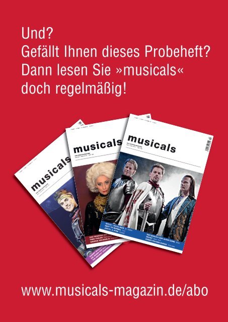 musicals – Das Musicalmagazin