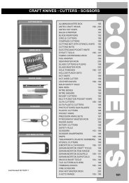 craft knives, cutters, scissors & pyrography tools - Squires Model and ...