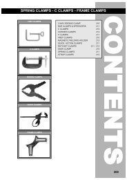 frame clamps - Squires Model and Craft Tools