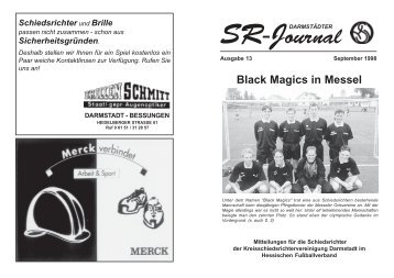 Black Magics in Messel - Kreisschiedsrichtervereinigung Darmstadt