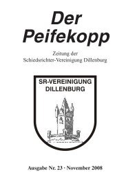 Der Peifekopp - 2 Anzeige - Schiedsrichter Vereinigung Dillenburg