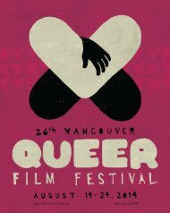 2014 Vancouver Queer Film Festival Guide