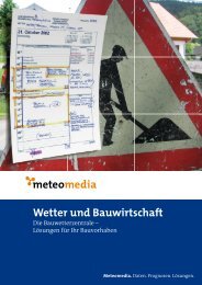 Wetter und Bauwirtschaft - Alberts Architekten