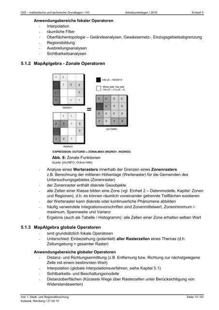 methodische und technische Grundlagen Vorlesung / 266.772 ...