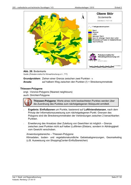 methodische und technische Grundlagen Vorlesung / 266.772 ...