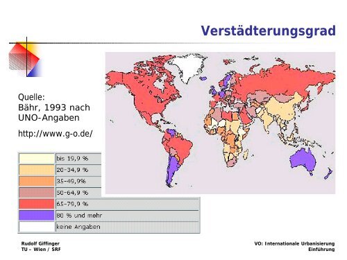 Internationale Urbanisierung