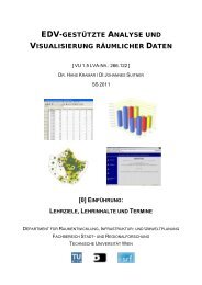 Einführung: Lehrziele, Lehrinhalte und Termine - Fachbereich Stadt ...
