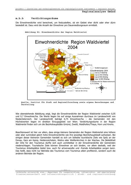 Endbericht - Fachbereich Stadt- und Regionalforschung ...