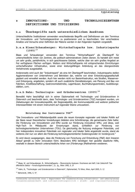 Endbericht - Fachbereich Stadt- und Regionalforschung ...