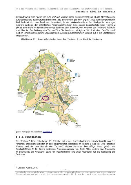 Endbericht - Fachbereich Stadt- und Regionalforschung ...