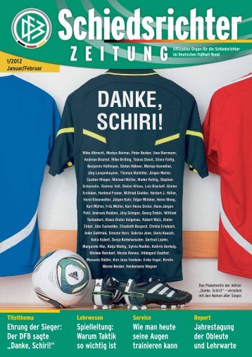 Die Schiedsrichter-Zeitung 1/2012 - DFB