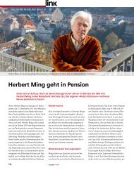 Herbert Ming geht in Pension