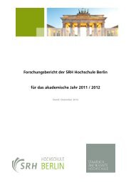 Zum Download - SRH Hochschule Berlin