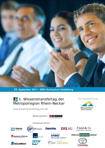 5. Wissenstransfertag der Metropolregion Rhein-Neckar - SRH ...