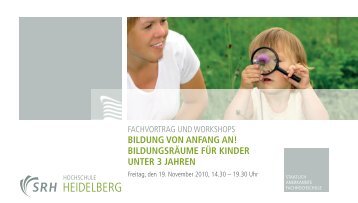 bildung von anfang an! bildungsrÃ¤ume fÃ¼r kinder unter 3 jahren