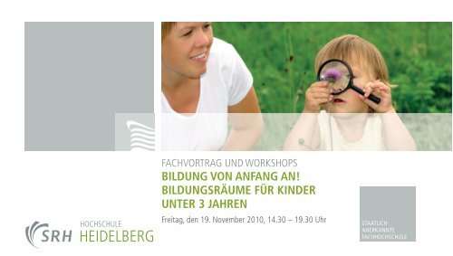 bildung von anfang an! bildungsrÃ¤ume fÃ¼r kinder unter 3 jahren