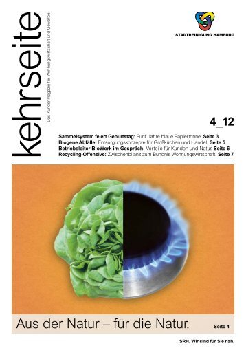 42. Kundenzeitschrift_kehrseite_4_2012 - Stadtreinigung Hamburg