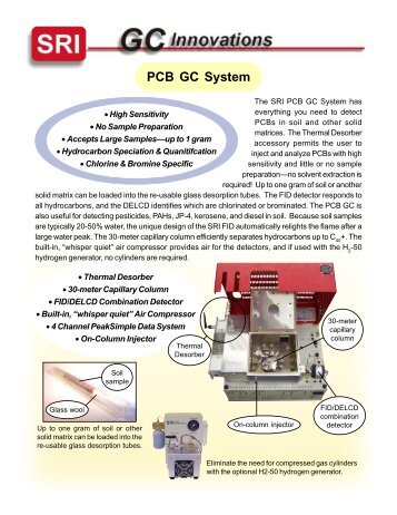 SRI PCB GC System - SRI Instruments