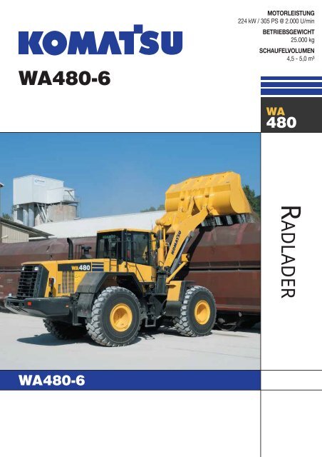 KOMATSU WA 480-6 LC - BUCHHAMMER-HANDEL.DE