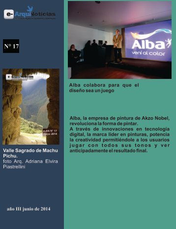 e-AN N° 17 nota N° 10 Alba colabora para que el diseño sea un juego