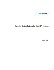 2.5 Service Nodes - CrayDoc - Cray Inc.