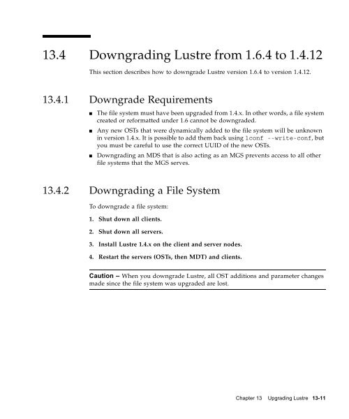 Lustre 1.6 Operations Manual